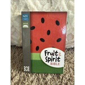 NEW In Box Girls Fruit of the Spirit Watermelon Leather Pocket Bible Zondervan